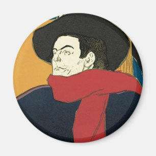 Imán Embajadores, Aristide Bruant por Toulouse Lautrec