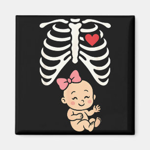 Imán Embarazo Bebé Niña Reja Costal Mamá Lindo Infante