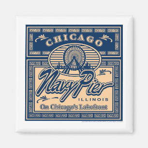 Imán Embarcadero Chicago de la marina de guerra