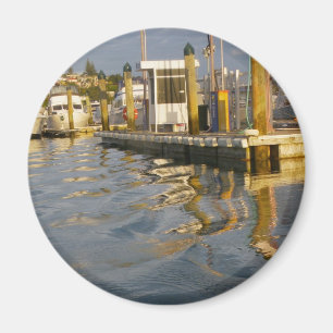 Imán Embarcadero de la puesta del sol