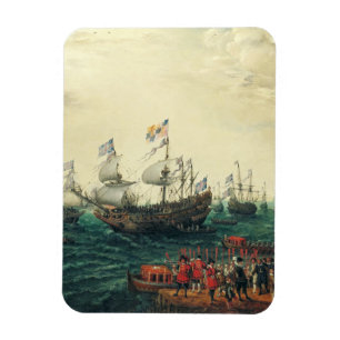 Imán Embarcadura en la margen del Palatino Elector