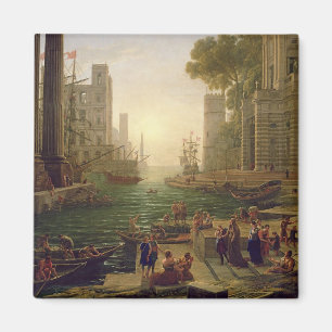 Imán Embarque de St. Paula Romana en Ostia, 1637-39
