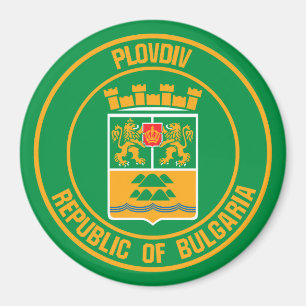 Imán Emblem redondo de Plovdiv