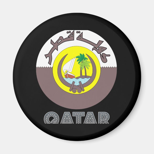 Imán Emblema catarí (Frente)