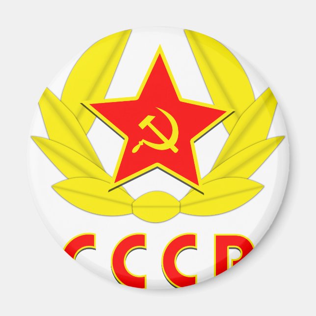 Imán emblema cccp ussr hammer and sickle (Frente)