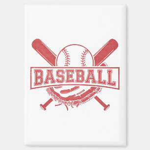 Imán Emblema clásico de béisbol