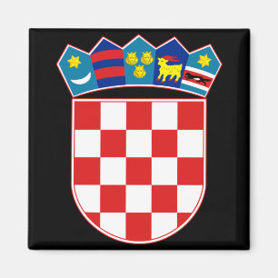 Imán emblema croatia