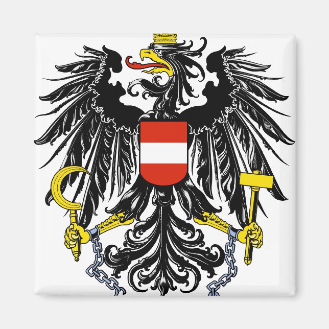 Imán emblema de austria (Frente)