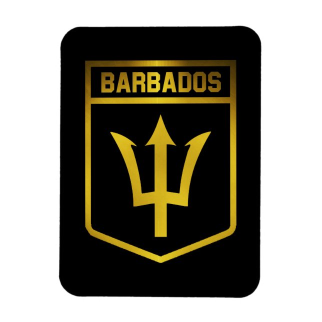 Imán Emblema de Barbados (Vertical)