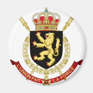 Imán emblema de Bélgica