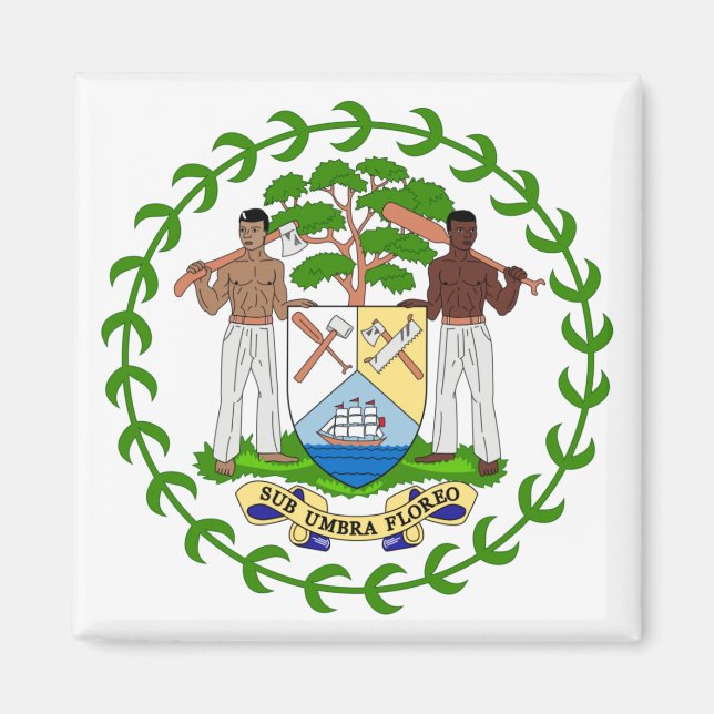Imán emblema de belión (Frente)