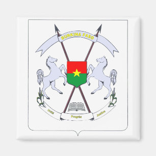 Imán emblema de burkina