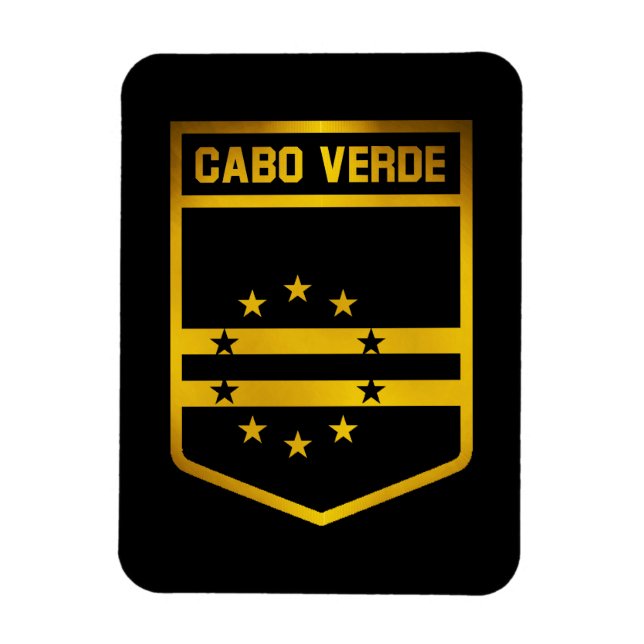 Imán Emblema de Cabo Verde (Vertical)
