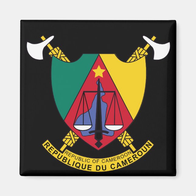 Imán emblema de cameroon (Frente)