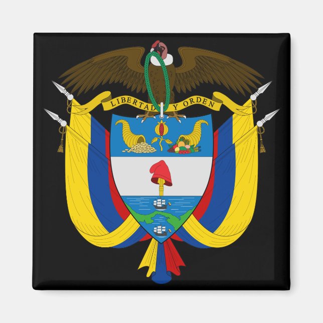 Imán emblema de colombia (Frente)