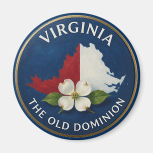 Imán Emblema de Cornejo de Virginia 🌸
