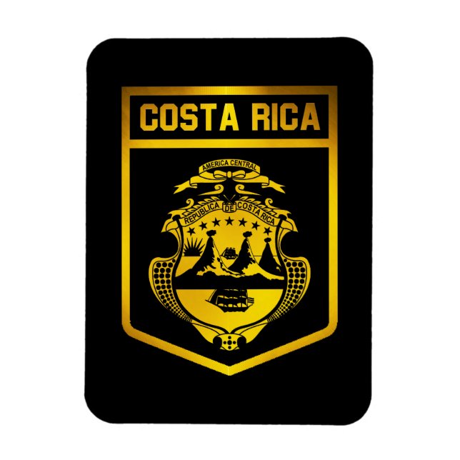 Imán Emblema de Costa Rica (Vertical)