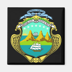 Imán emblema de Costa Rica