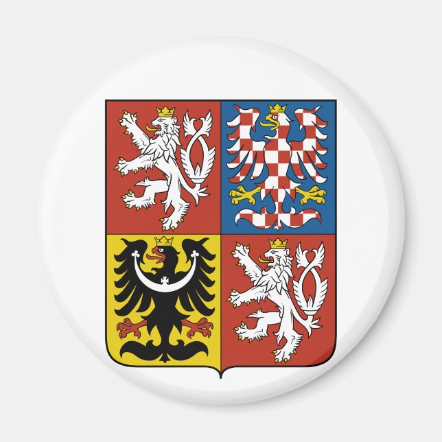 Imán emblema de czech (Frente)
