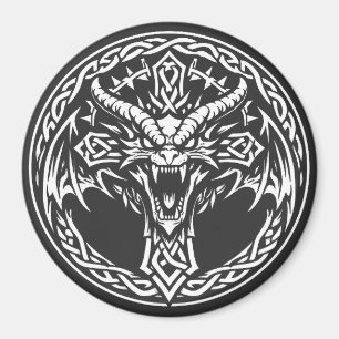 Imán Emblema de Dragón Celta por BurnsInHell