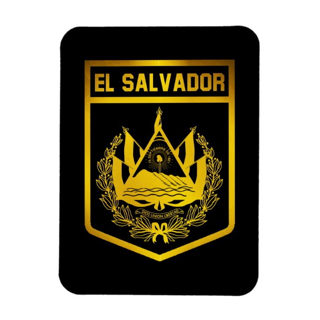 Imán Emblema de El Salvador (Vertical)