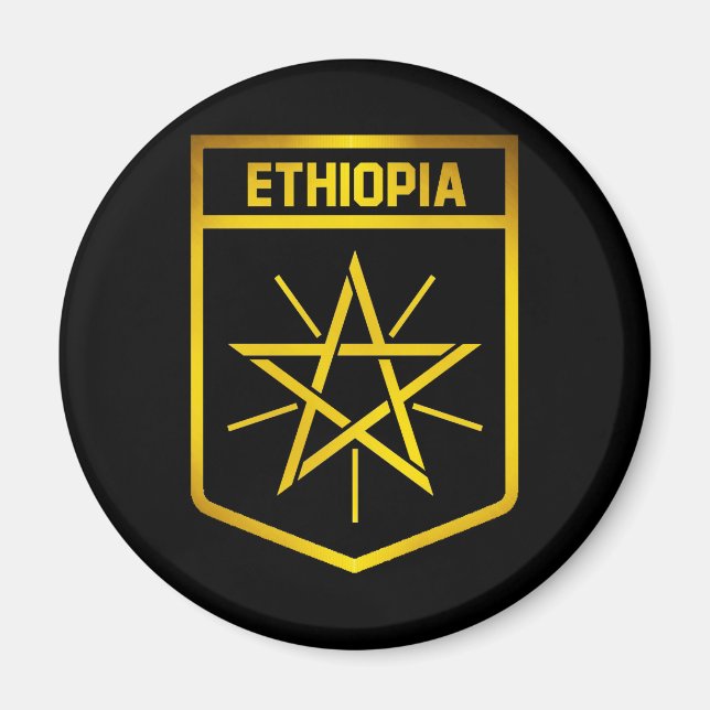 Imán Emblema de Etiopía (Frente)