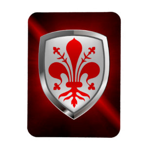 Imán Emblema de Firenze Mettalic