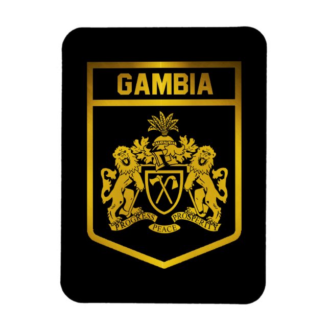 Imán Emblema de Gambia (Vertical)