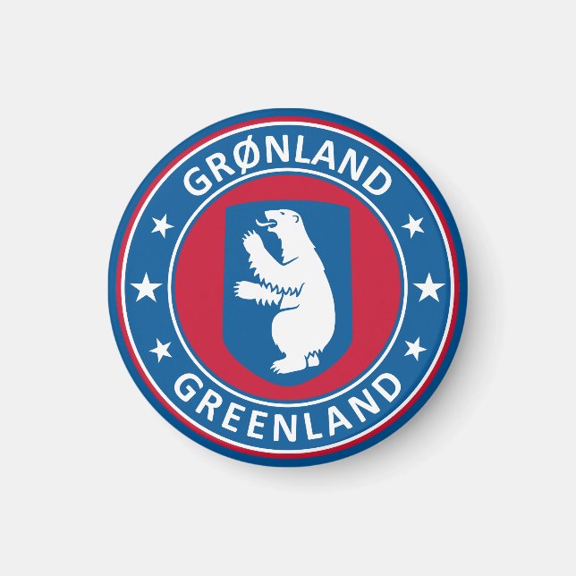 Imán Emblema de Groenlandia (Frente)