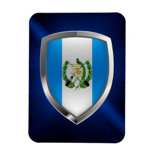 Imán Emblema de Guatemala Mettalic