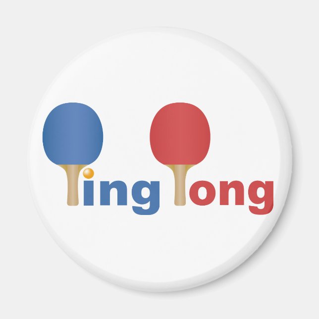 Imán Emblema de Guay Ping Pong (Frente)