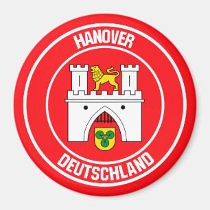 Imán Emblema de Hanover Round