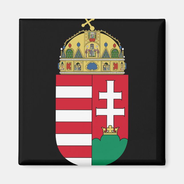 Imán emblema de hungría (Frente)