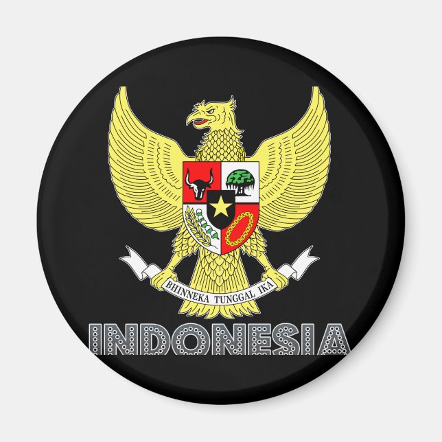 Imán Emblema de Indonesia (Frente)