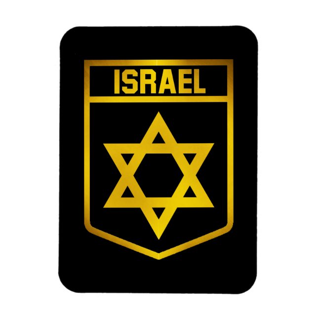 Imán Emblema de Israel (Vertical)