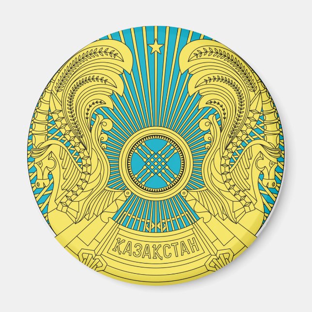 Imán emblema de kazajistán (Frente)