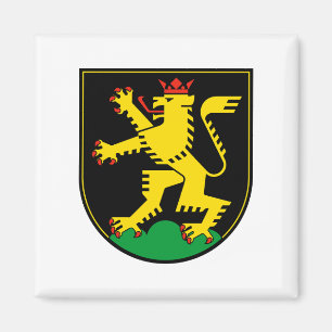 Imán emblema de la bandera de la ciudad de Heidelberg A