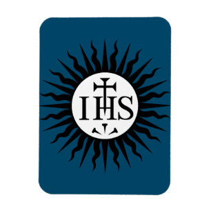 Imán Emblema de la Compañía de Jesús Monograma