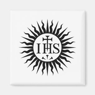 Imán Emblema de la Compañía de Jesús Monograma