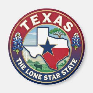 Imán Emblema de la herencia occidental de la estrella s