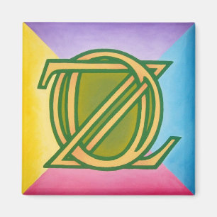 Imán - emblema de la onza