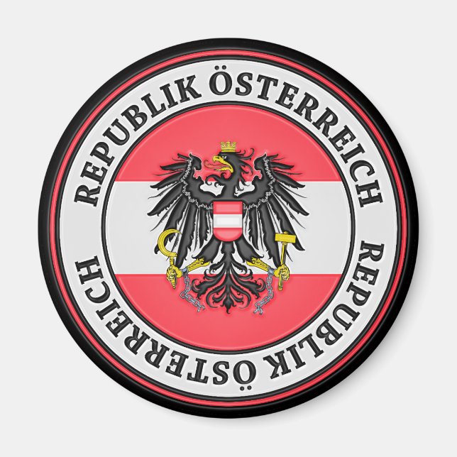 Imán Emblema de la Ronda Austria (Frente)