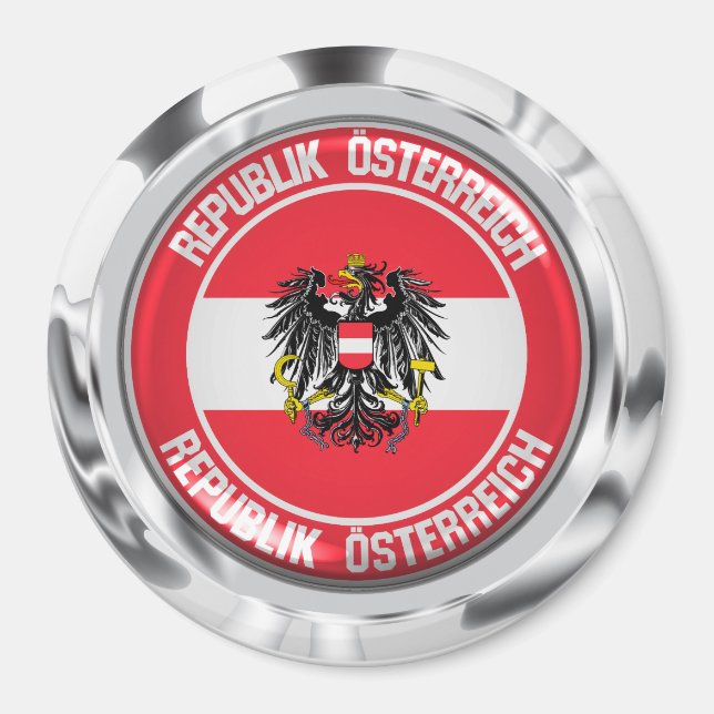 Imán Emblema de la Ronda Austria (Frente)