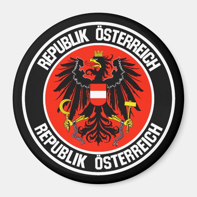 Imán Emblema de la Ronda Austria (Frente)