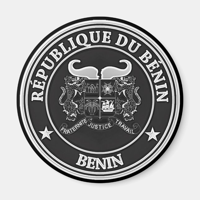 Imán Emblema de la Ronda Benín (Frente)