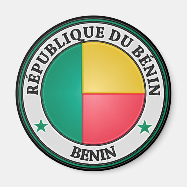 Imán Emblema de la Ronda Benín (Frente)