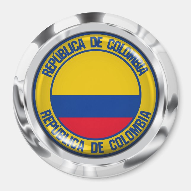 Imán Emblema de la Ronda Colombia (Frente)