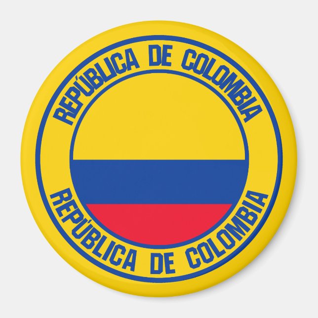 Imán Emblema de la Ronda Colombia (Frente)