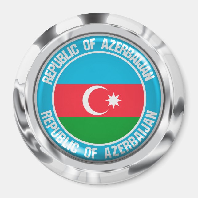 Imán Emblema de la Ronda de Azerbaiyán (Frente)