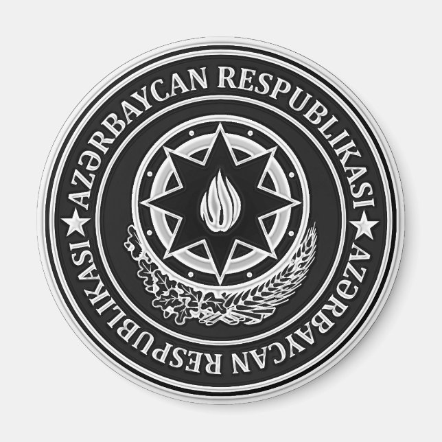 Imán Emblema de la Ronda de Azerbaiyán (Frente)